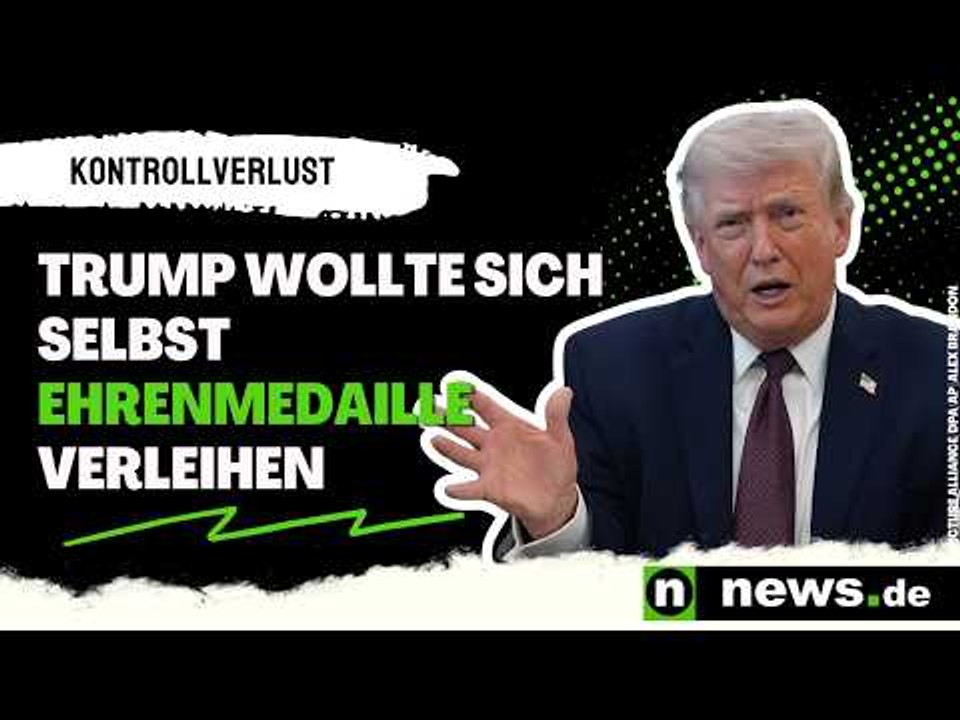 Donald Trump: Kontrollverlust im Weißen Haus - Trump wollte sich selbst Ehrenmedaille verleihen