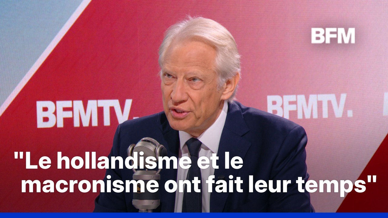 Dominique de Villepin déclare qu'il faut "dépasser les clivages" politiques