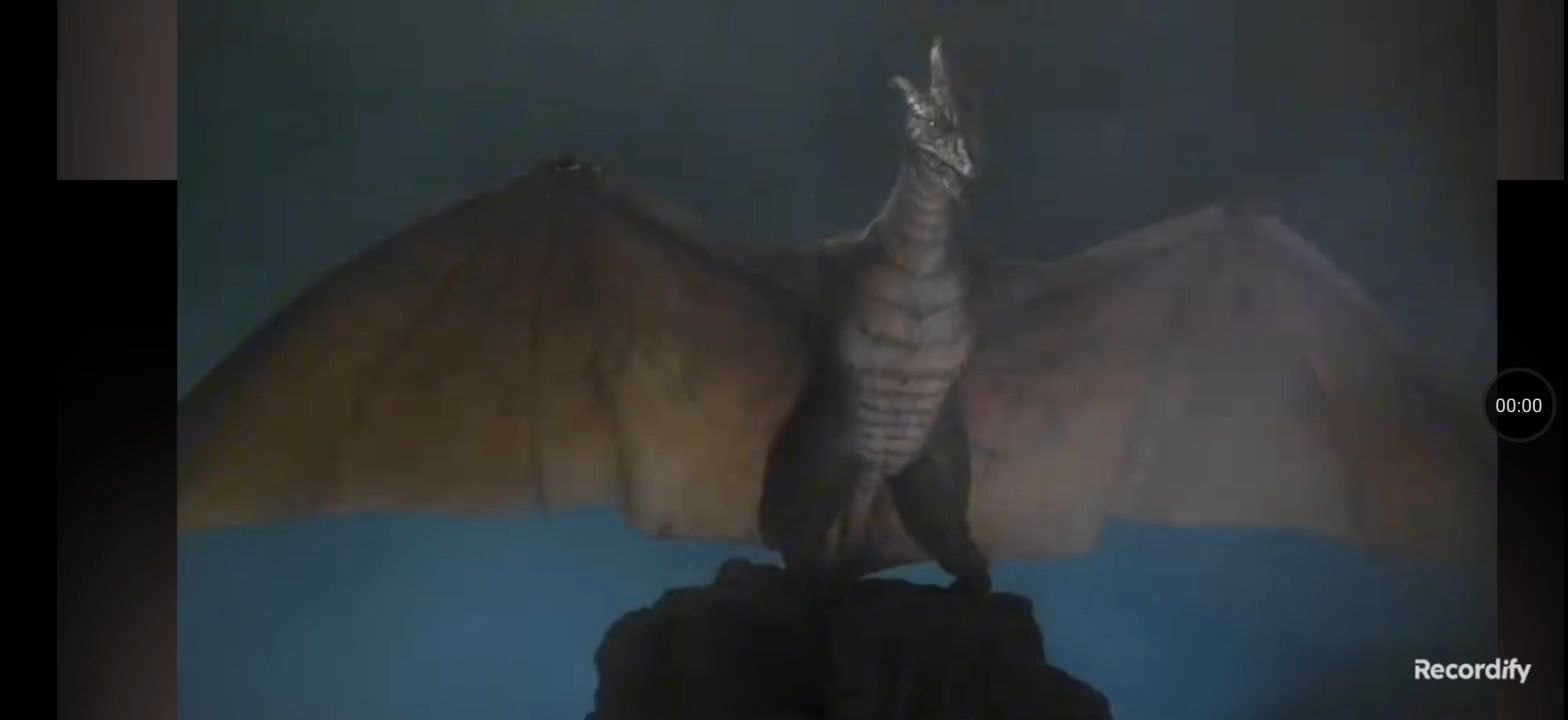 Godzilla vs Rodan no sound cut