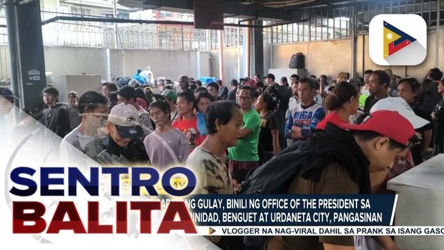Mga benepisyaryo ng 'Walang Gutom' Kitchen ng DSWD sa Pasay City, nakatanggap ng libreng gulay mula sa binili ng Office of the President sa mga magsasaka | ulat ni Gab VIllegas