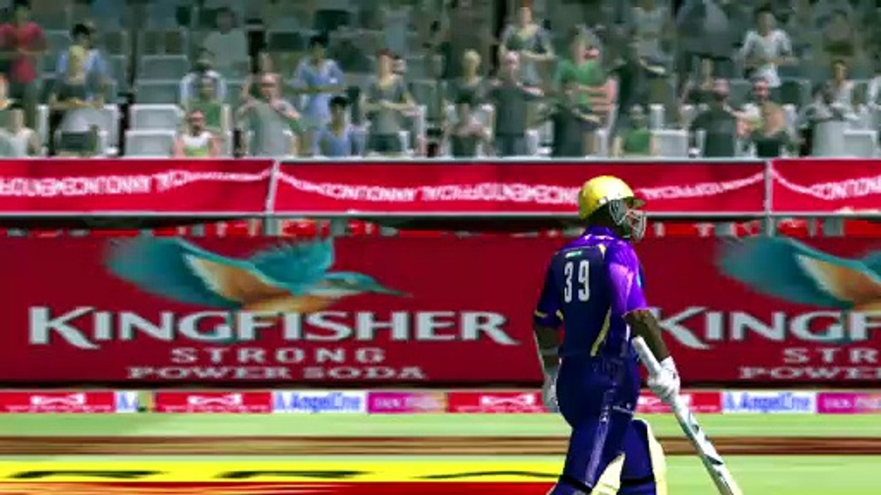 RCB VS KKR  IPL  . ASHES CRICKET 2009 IPL PATCH