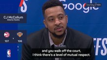 'I'm no villain!' - McCollum responds to jeers as Hawks stun the Knicks
