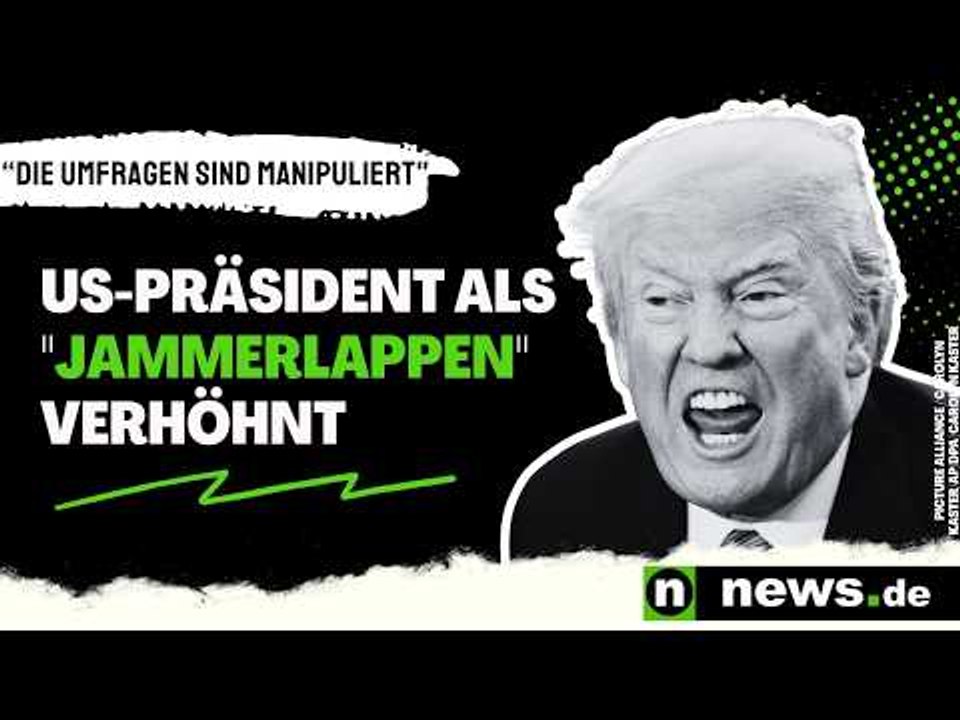 Donald Trump: 'Die Umfragen sind manipuliert' - US-Präsident als 'Jammerlappen' verhöhnt