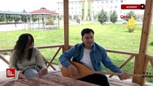 Aksaray'da yüzde 90 görme engelli kardeşler hem okuyor hem de müzisyenlik yapıyor