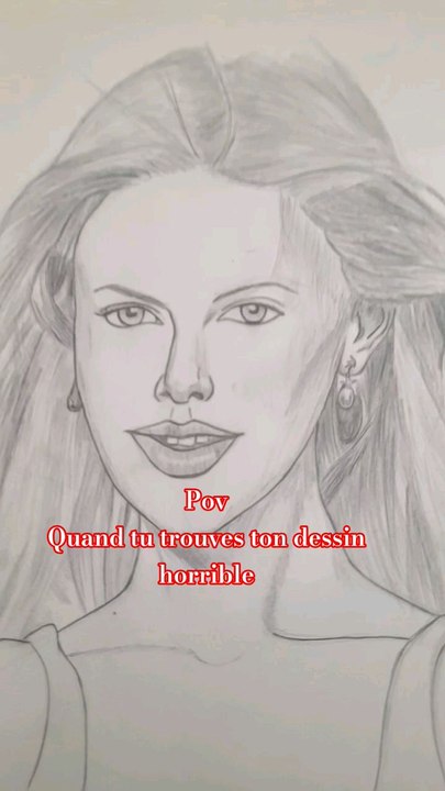 Pov : quand tu trouves ton dessin horrible