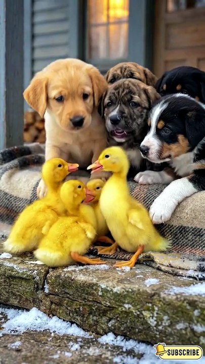 When Ducklings Begged Dogs to Save Their Mother… What Happened Next Will Melt Your Heart 💔🐾