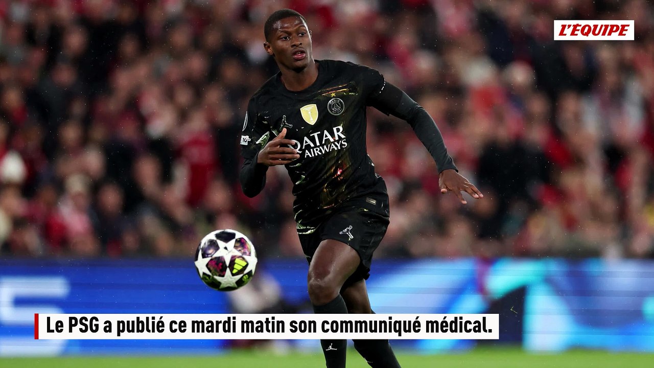 Nuno Mendes toujours absent contre Nantes à une semaine de la demi-finale aller de Ligue des champions face au Bayern - Foot - Ligue 1 - PSG