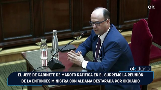 El jefe de gabinete de Maroto ratifica en el Supremo la reunión de la entonces ministra con Aldama destapada por OKDIARIO
