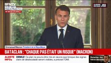 Décoration des héros des attentats du 13-Novembre: "Ceux qui nous haïssaient n'ont pas eu le dernier mot", déclare Emmanuel Macron