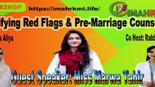 Pre-Marriage Counseling & Red Flags Workshop | Relationship Insights by IMARHKMI