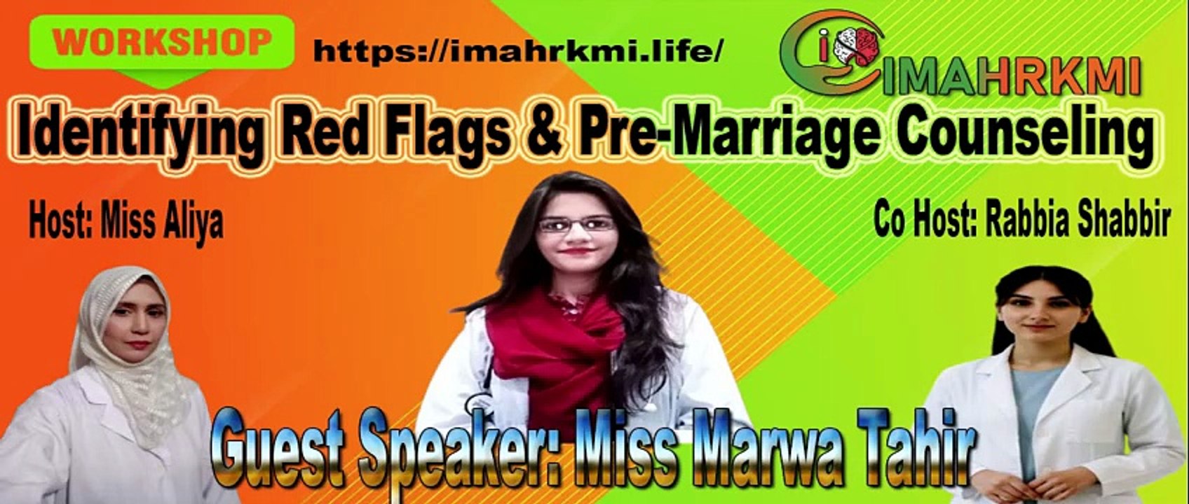 Pre-Marriage Counseling & Red Flags Workshop | Relationship Insights by IMARHKMI