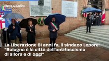 21 aprile a Bologna, il video della cerimonia in piazza
