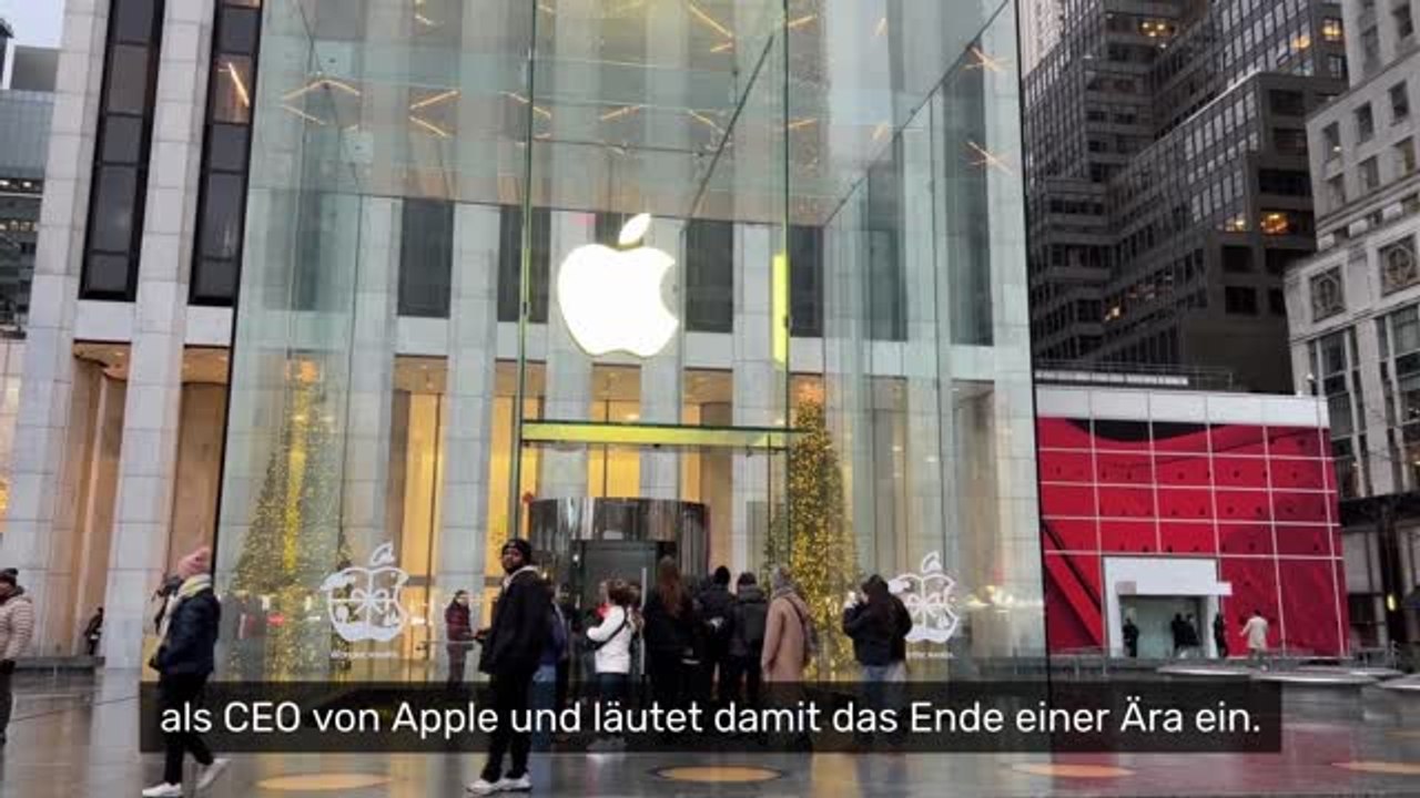 Tim Cook beendet Ära: Apple-Chef tritt ab - Nachfolger steht schon fest