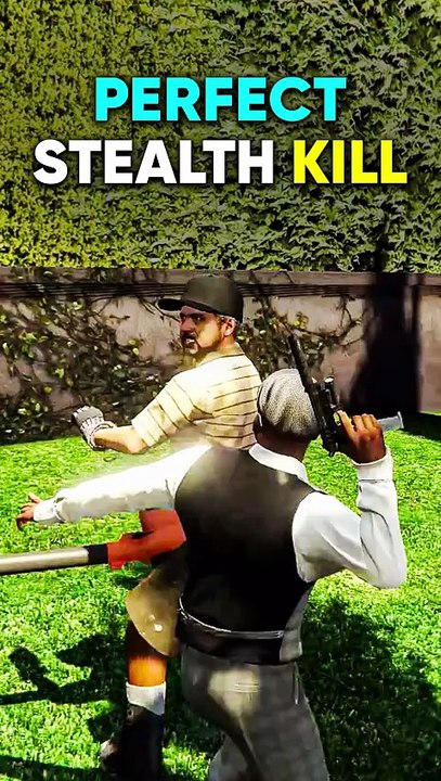 This Stealth Kill Was Perfect #gamestyphoon #gta5 #gtav #shorts #franklin #viral