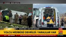 Diyarbakır'da şehirlerarası yolcu midibüsü devrildi: 1 ölü