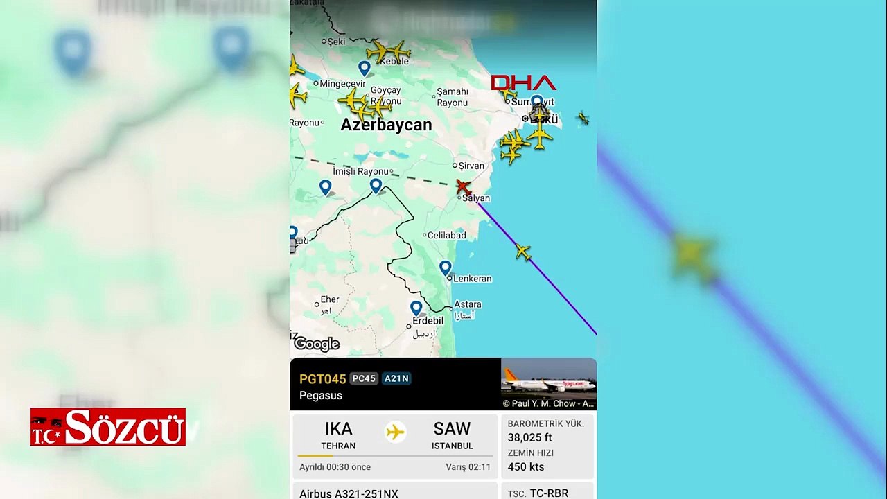 İran’da mahsur kalan Pegasus uçağı 53 gün sonra Türkiye’ye geri dönüyor