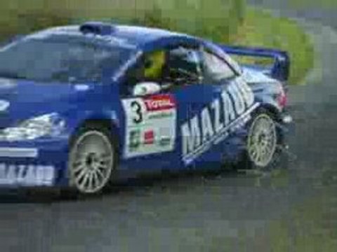 Jérome Grosset Janin Peugeot 307 WRC Rallye Limousin 2008