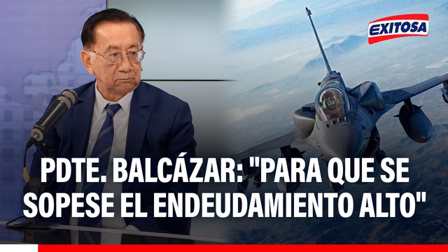 José Balcázar reitera que próximo gobierno deberá concretar la compra de aviones F-16 a EE.UU.