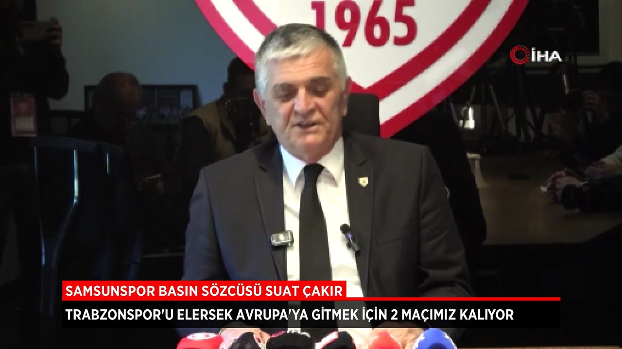 Samsunspor'dan Avrupa açıklaması: Trabzonspor'u elersek 2 maçımız kalıyor