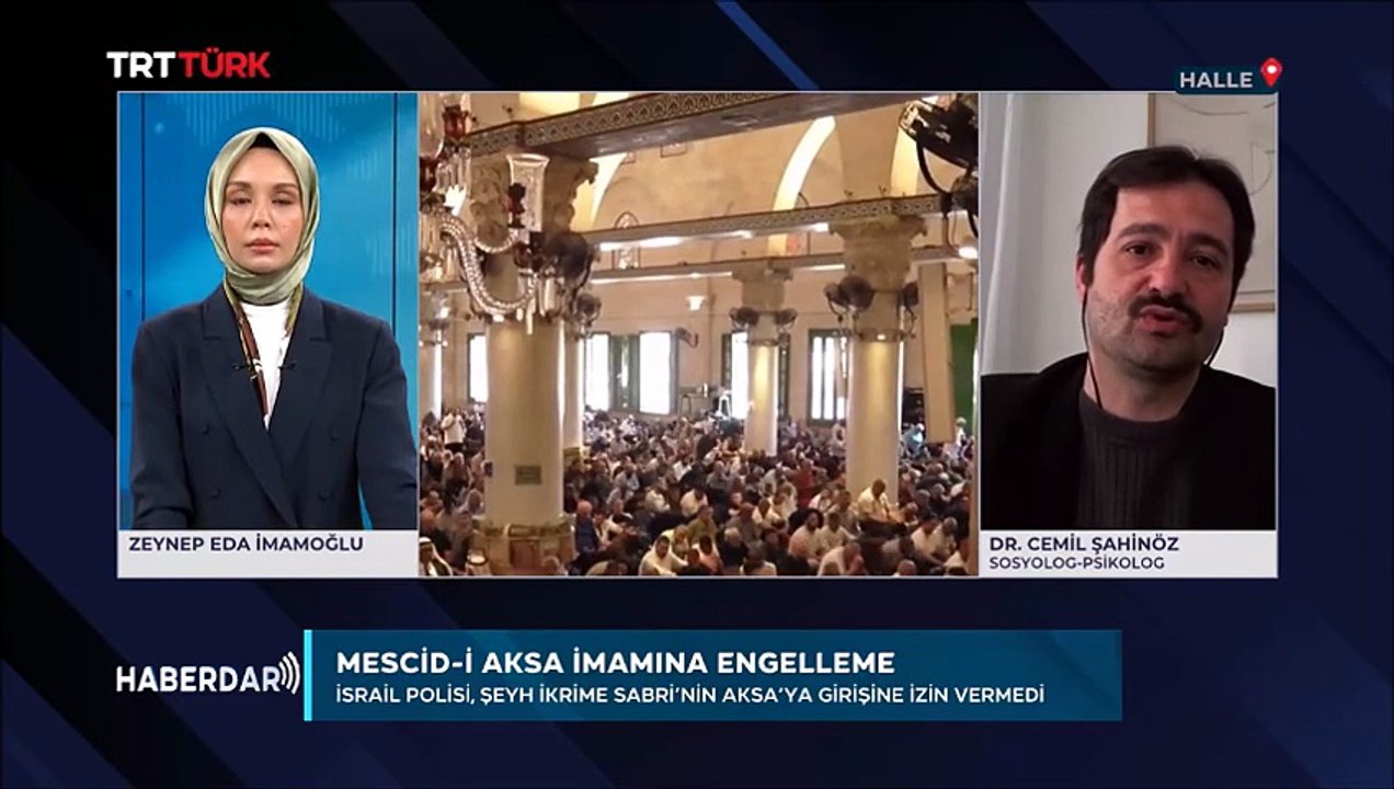 Mescid-i Aksa´ya giriş engellendi (TRT Türk, Haberdar 20.04.2026)