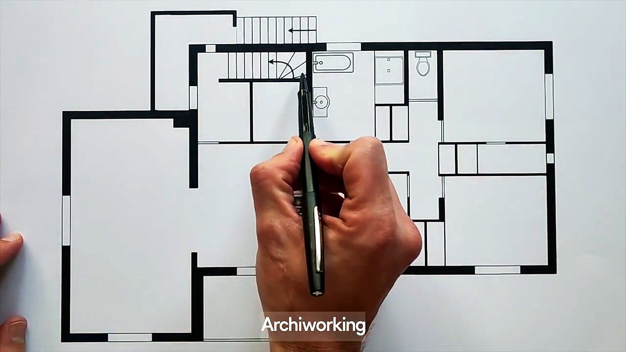 Créer 4 chambres et 3 salles de bain à l’étage :  notre plan pour cette maison de 145 m²