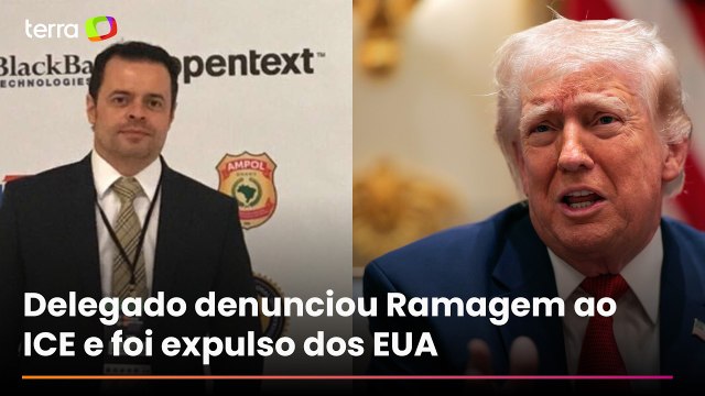 Governo Trump manda delegado da PF que ajudou ICE a prender Ramagem deixar os EUA