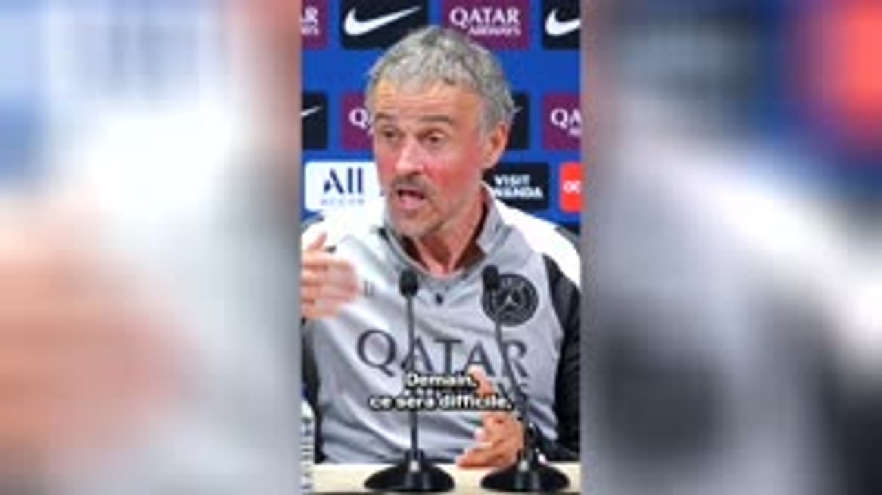 Luis Enrique : "Si vous venez au Parc pour manger du pop-corn et boire du coca, oubliez ça !"