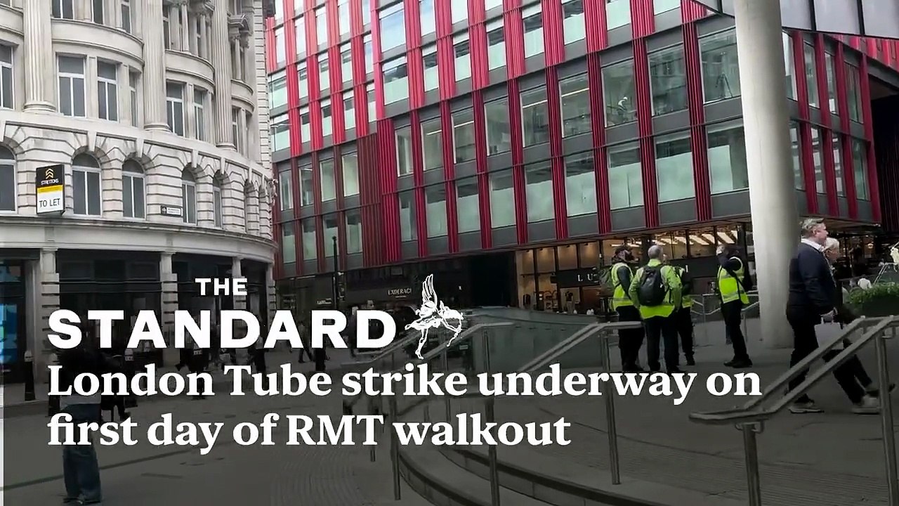 London Tube strike underway on first day of RMT walkout