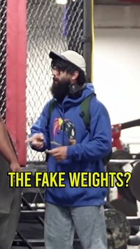 ELITE Powerlifter ANATOLY Uses fake weights in GYM PRANK GYM