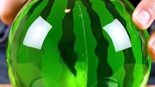 Glass Watermelon Slicing ASMR