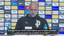 Guardiola y el 'factor Rodri': "Estuvimos 17 meses sin él"