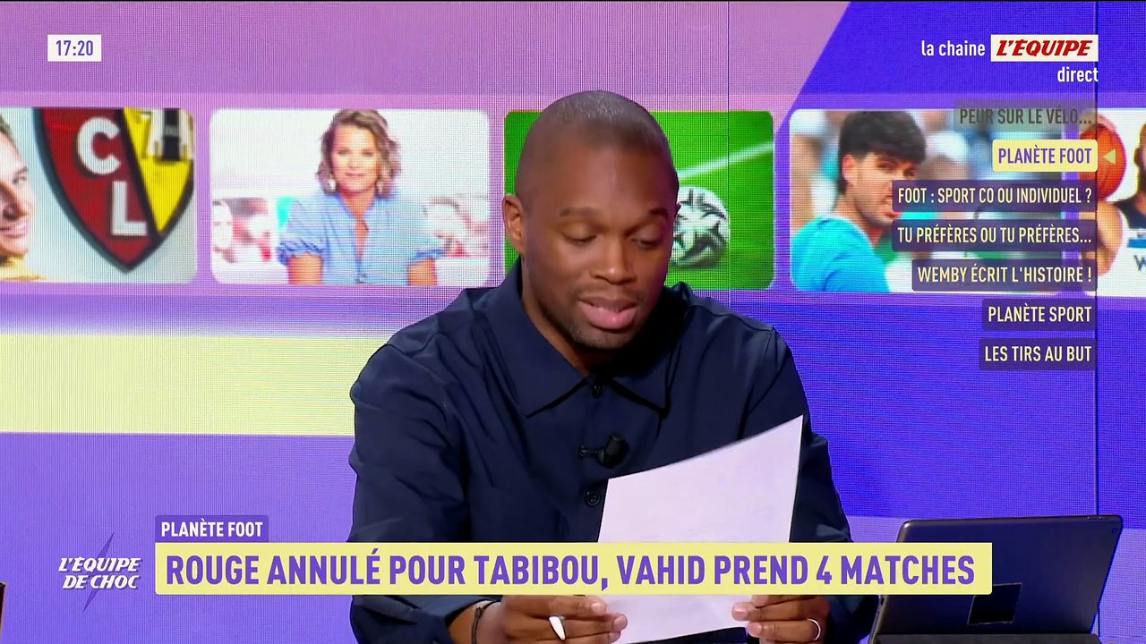 Vahid Halilhodzic écope d'une suspension de quatre matches, le carton rouge de Dehmaine Tabibou annulé - Foot - Ligue 1