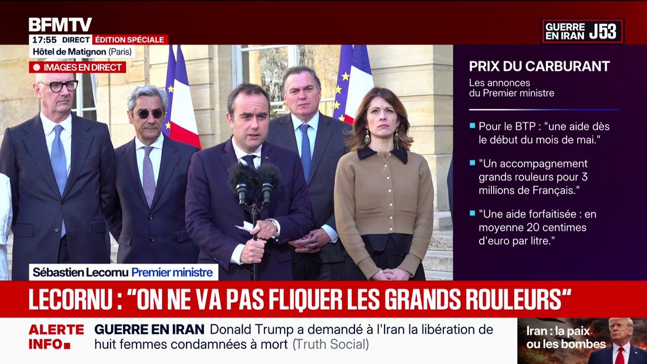 Carburants: Sébastien Lecornu annonce "un dispositif d’accompagnement des grands rouleurs" pour "trois millions de Français qui travaillent"