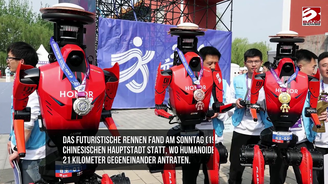 Roboter gewinnt Halbmarathon in Beijing