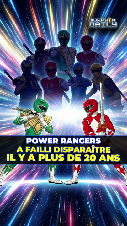 Power Rangers a failli disparaître il y a plus de 20 ans