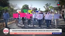 Colectivos piden reconocer crisis de desapariciones en México | DPC con Paola Rojas