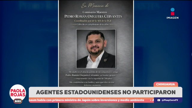 Agentes de EUA no participaron en operativo contra narcolaboratorio | DPC con Paola Rojas