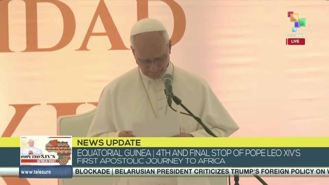 4th and final stop of Pope Leo XIV´s first apostolic journey to Africa