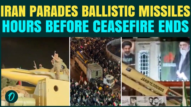 Iran Parades Khorramshahr Missiles On Streets Before Ceasefire Ends | Strong Message To US, Israel