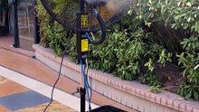 BLDC industrial mist fan with adjustable-rod, super spray volume#mingletec #BLDC #dcmotor #industrial ##mistfan #aircooler #essentialforsummer #outdoor#garden #restaurant #warehouse #factory #manufacturer #supplier #hotsellproduct #fyp #philippines