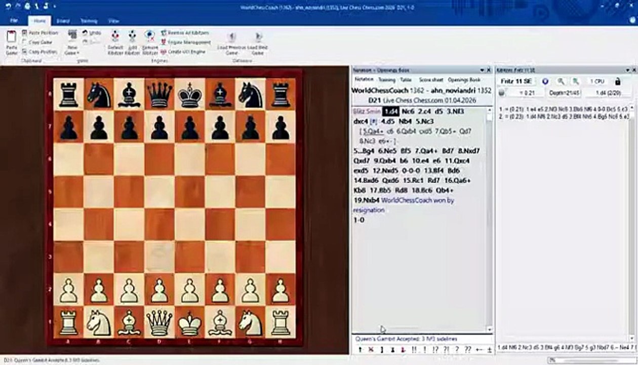 April's Chess games, Part 1