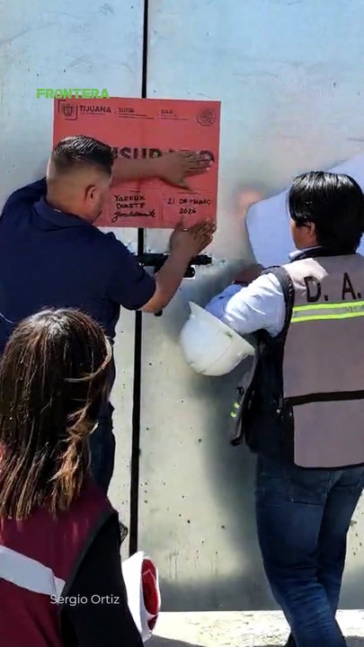 Vuelven a clausurar construcción de edificio en Col. Cacho Sur 🚧