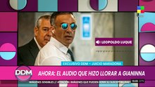Filtran el audio de Leopoldo Luque que hizo llorar a Gianinna Maradona en medio del juicio