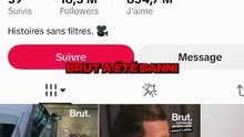 BRUT A ETE BANNI DE TIKTOK 😨