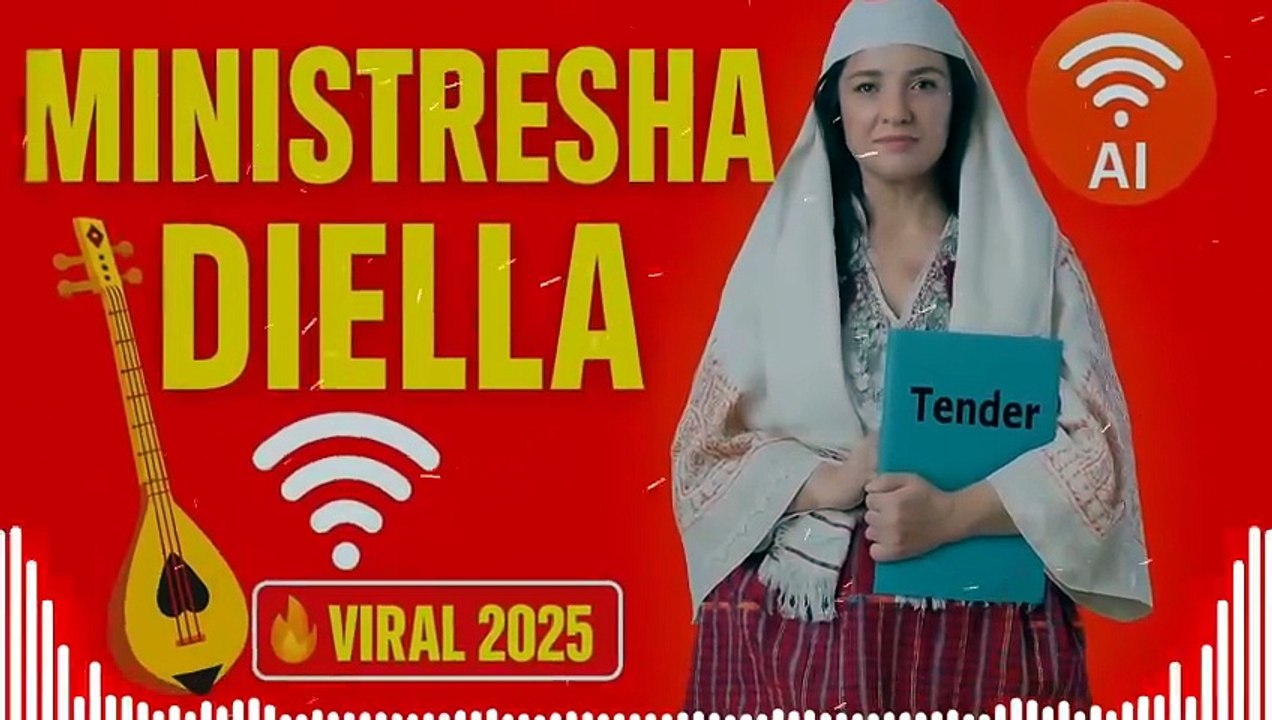 Ministresha Diella – Kenge Popullore Satirike 2025 Hit Viral #muzikeshqip #viralshqip #hiteshqip