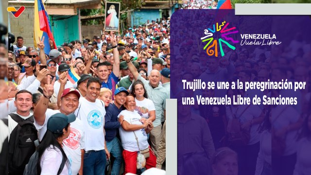 Pueblo de Trujillo se une en peregrinación por una Venezuela sin sanciones