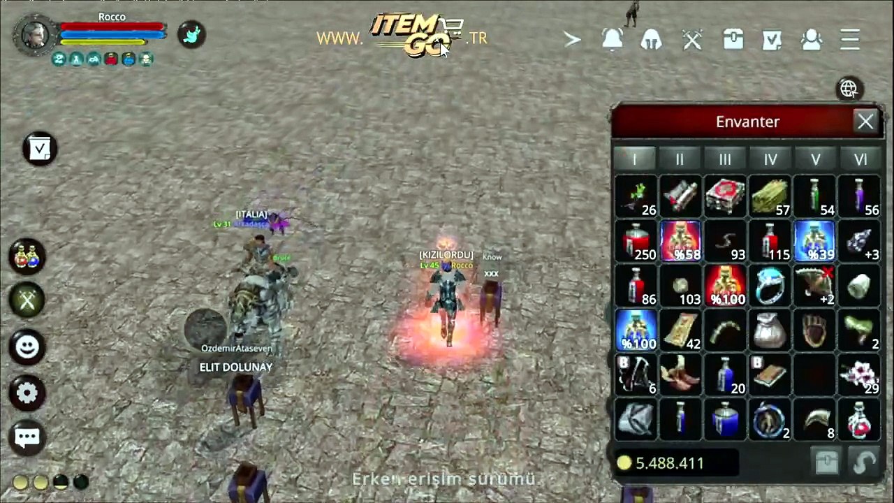 Royale Online AKADEMİ - 45 Olduk! 💥 Yeni Dolunay ve Skillere Yüklendik 🚀#royale2 #royaleonline - Rocco Royale Online (720p)