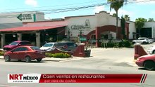 Caen ventas en restaurantespor alza de costos