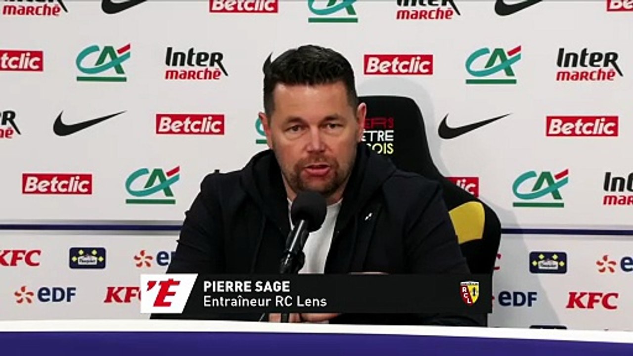 Pierre Sage : « Je suis déjà tourné vers la finale » - Foot - Coupe de France - Lens
