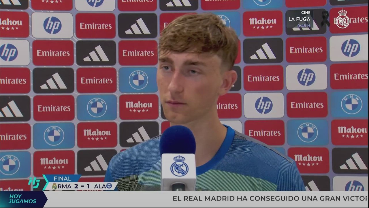 Huijsen habla en Real Madrid TV tras la victoria vs. Alavés